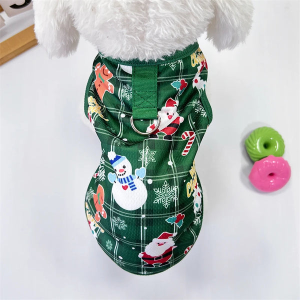 Holiday Festive Pet Sweaters Clothing For Small or Medium Dogs Cloths