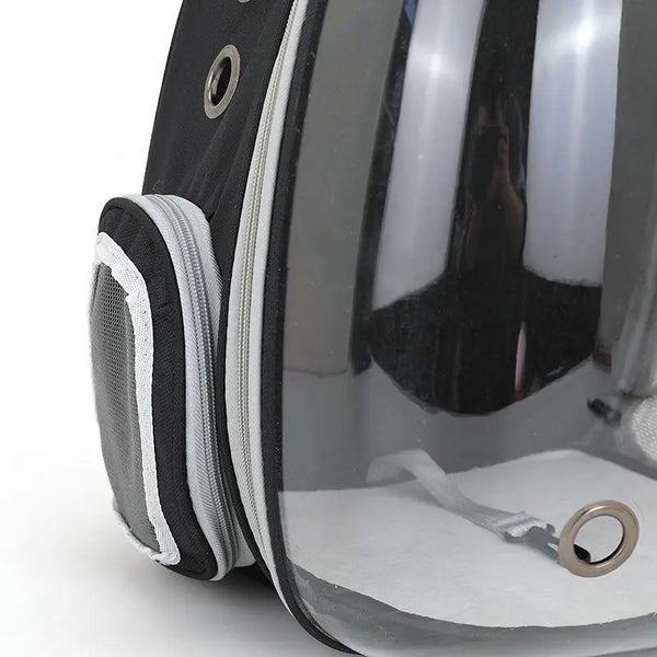 Portable Pet Backpack for Outdoor Use for  Small Cats Space or Small Dogs Breathable and Transparent