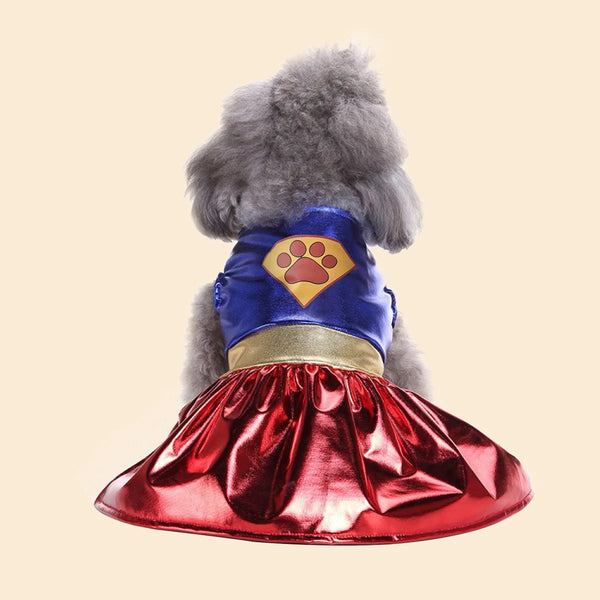 Super Hero Halloween Costume Pet Dress-Up Small Medium Dogs