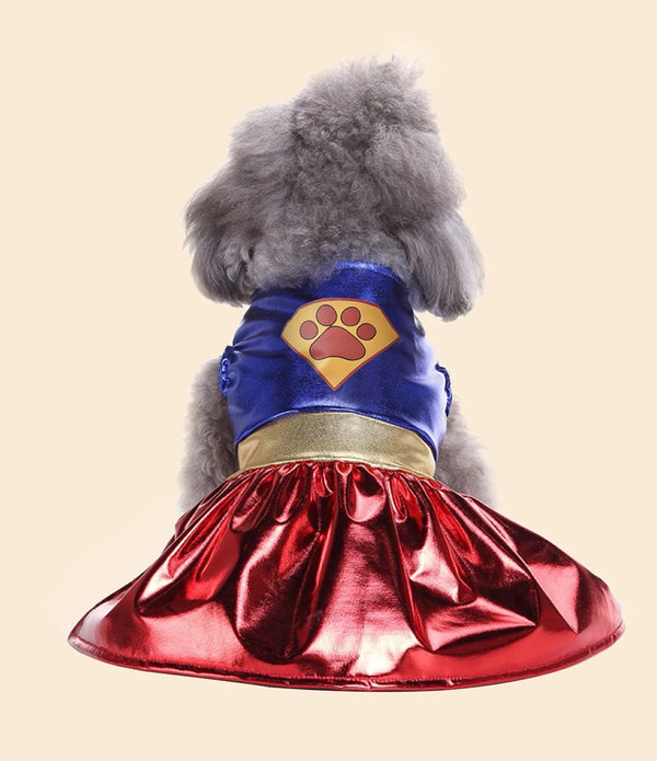 Super Hero Halloween Costume Pet Dress-Up Small Medium Dogs