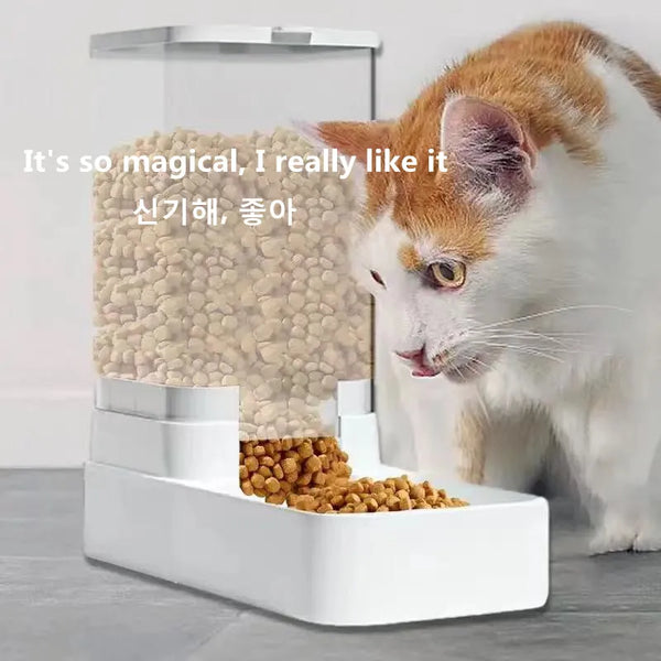 Pet Automatic Feeder Dog Feeding And Water Dog Accessories Cat Drinking Water Flowing Water Without Inserting Electric Kettle