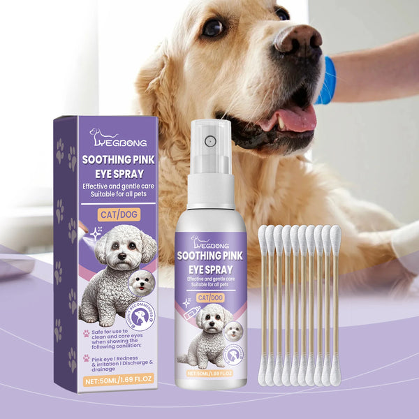 Yegbong Spray Gently Cleans Tears Pet Eye Moisturizing Care Spray