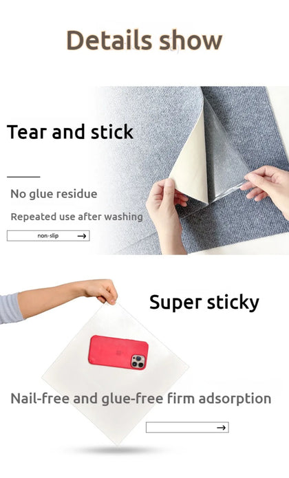 Cat Scratch Protector with Selfadhesive Freeform Cutting Carpet Mat Cat Scratch Protection Furniture Pet Training Sofa Protector