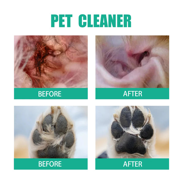 YEGBONG Dog Tooth & Ear Cleaning Wipes, Pet Dental Care Finger Wipes For Dogs&Cats - Reduces Plaque And Freshens Breath(50pcs)