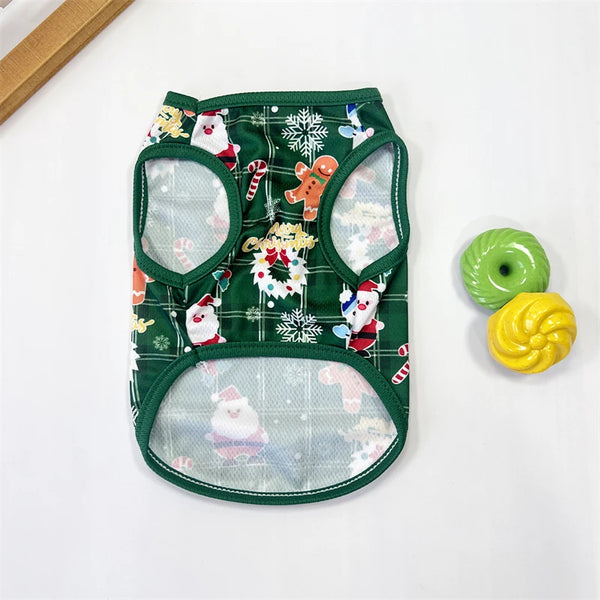 Holiday Festive Pet Sweaters Clothing For Small or Medium Dogs Cloths