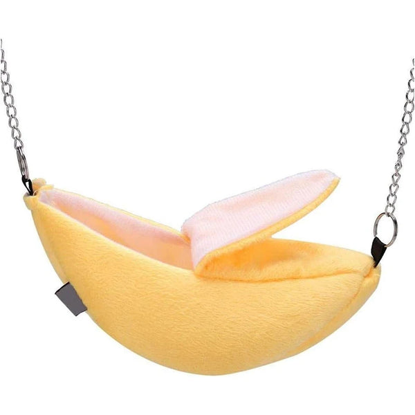 Hamster Hang House Hammock Banana Design Small Animal Cotton Cage Sleeping Nest for Small Pet Bed Small Hamster Toy Cage Swing