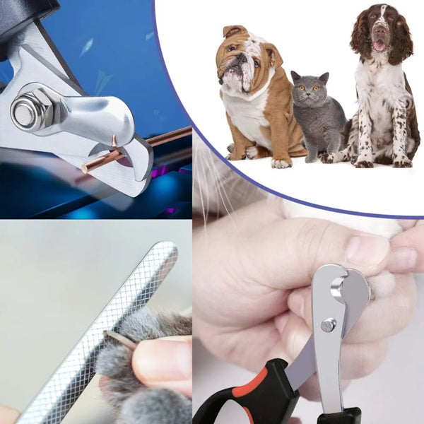 Dog Nail Trimmers and Cat Nail Clipper Set,Professional Dog Nail Clippers for Small Breeds, Pet Trimmers, Safe Cat Claw Clippers