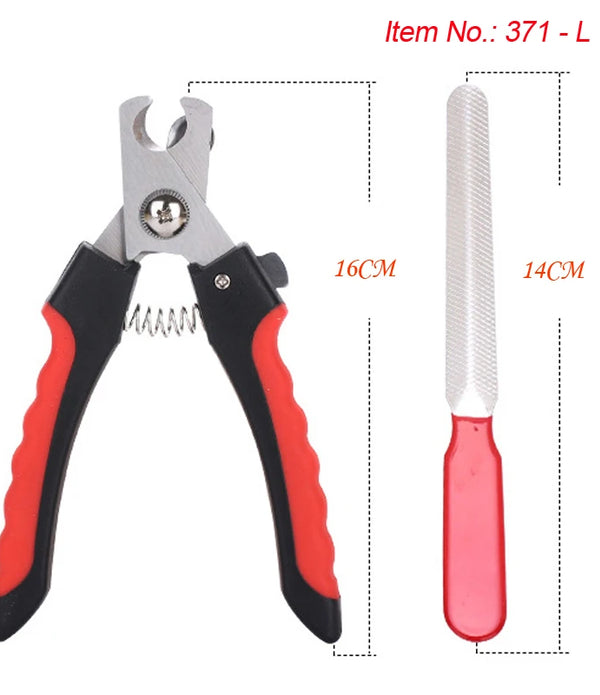 CDDMPET Pet Cat Dog Nail Clipper Cutter With Sickle Stainless Steel Grooming Scissors Clippers for Pet Claws Dog Supplies