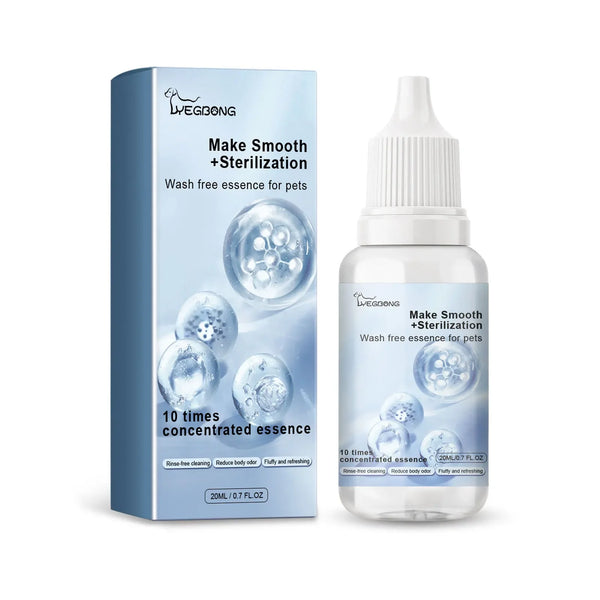 Pet Wash Free Essence Dog Body Wash Hair Softening Removing Dirts Mites Deodorizing Reduce Itching Moisturizing aseo para perros