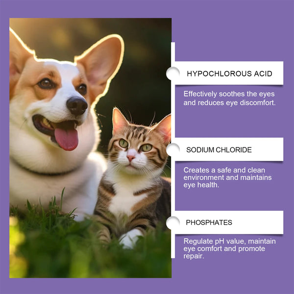 Yegbong Spray Gently Cleans Tears Pet Eye Moisturizing Care Spray