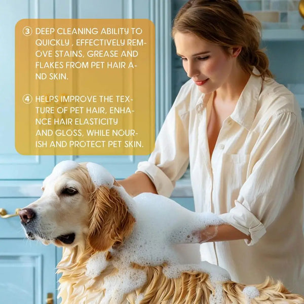 Dog Shampoo 300ml Conditioner Shampoo for Itchy Skin Relief Pet Cleaning Solution Soothes Itchy Skin Pet Bathing Shampoo