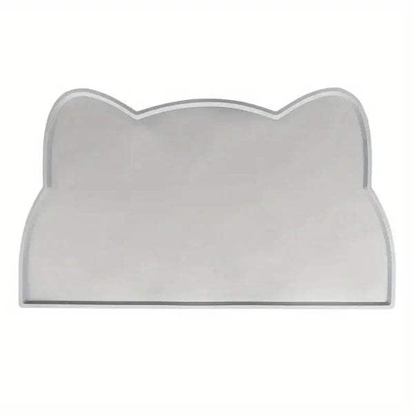 1pc Waterproof Silicone Pet Food Mat - Non-Slip Easy To Clean Perfect For Dogs And Cats