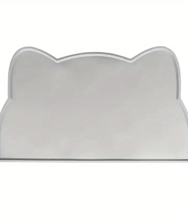 1pc Waterproof Silicone Pet Food Mat - Non-Slip Easy To Clean Perfect For Dogs And Cats
