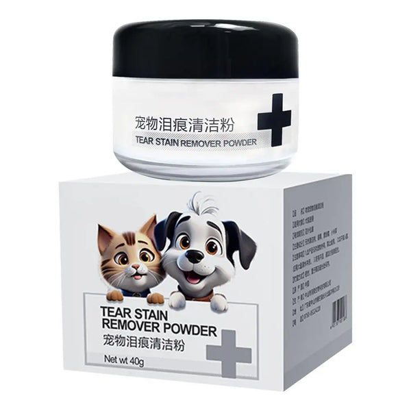 Pet Tear Stain Powder Gentle Natural Tear Stain Tears Powder Absorbing Non-Irritating Dog Eye Care Pet Supplies For All Breeds