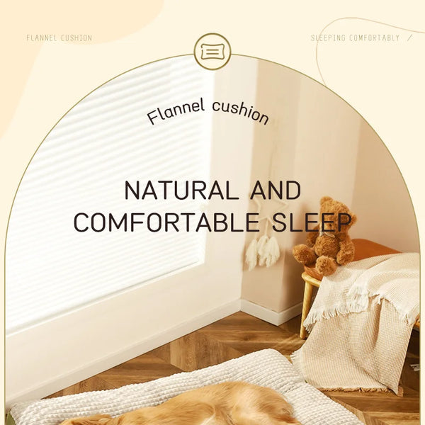 HOOPET Warm Dogs Sleeping Bed Soft Fleece Pet Blanket Detachable Cat Puppy Mat Cushion for Small Medium Large Dogs Pet Supplies