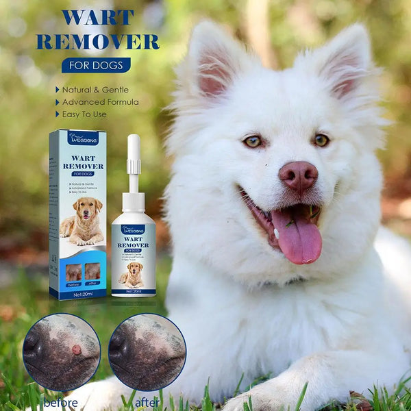 Pets Dog Wart Remover Natural Painless Animal Warts Care Supplies Cleaning Liquid Tag Treatment Skin Pet Warts Eliminate Mo V3D3