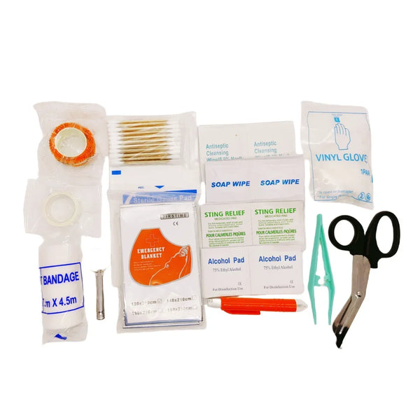 Pet Emergency Kit Dog Travel Kits for Waterproof Resistant High Visibility Reflective First Aid Pouch Cat Camping Essentials