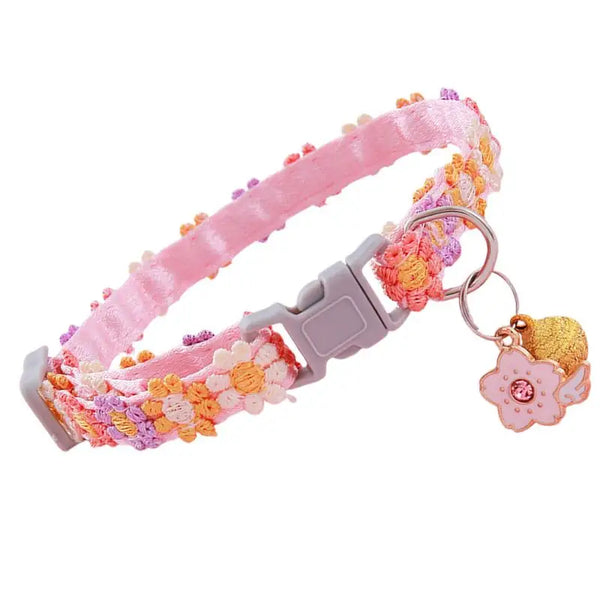 Kitten Collar Breakaway Adjustable Dog Collar with Bell Pet Supplies Cat Accessories Cute Kitten Costume Neck Decor for Puppy