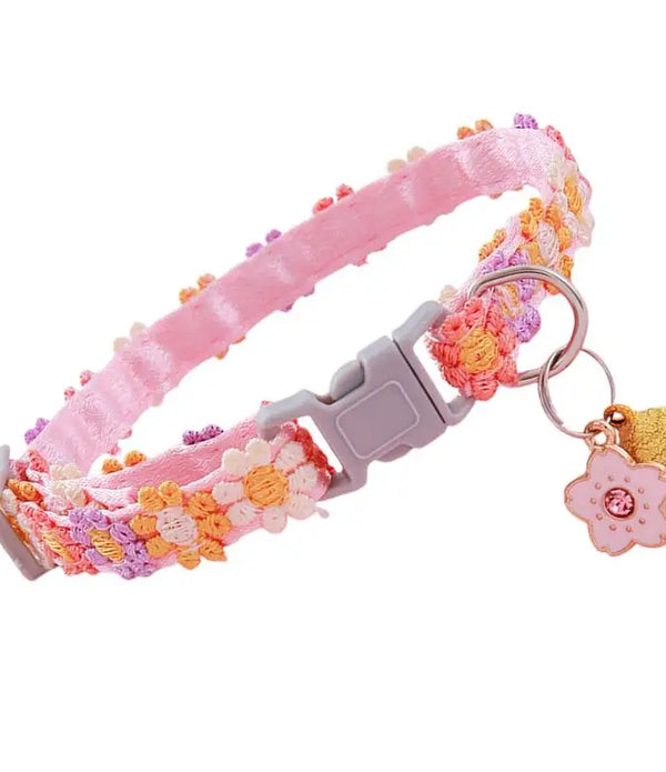 Kitten Collar Breakaway Adjustable Dog Collar with Bell Pet Supplies Cat Accessories Cute Kitten Costume Neck Decor for Puppy