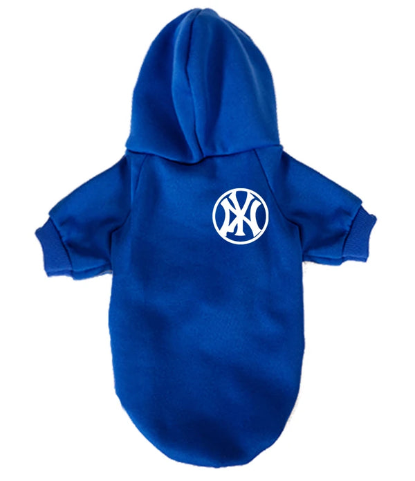 Dog Hoodies Autumn Winter Two-legged Puppy Clothes Solid Color Pocket Cat Dog Hooded Sweatshirt Soft Comfortable Pet Hoodies