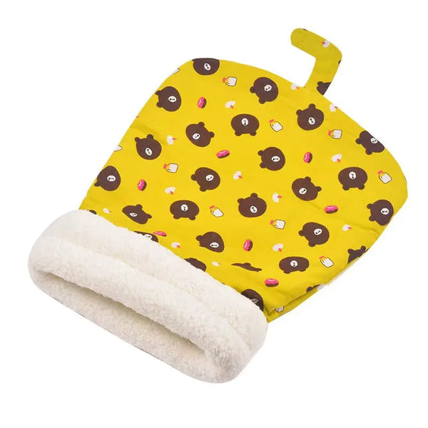 Comfortable Cat Sleeping Bag Soft Cat Bed Warm Closed Cat Bed Funny Tunnel Pet Nest Lovely Nest for Cats 2.5-7kg Pet Supplies