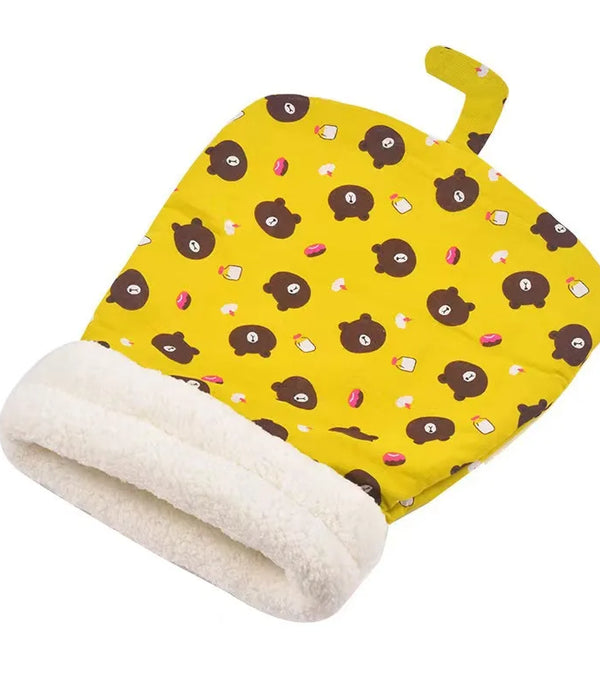 Comfortable Cat Sleeping Bag Soft Cat Bed Warm Closed Cat Bed Funny Tunnel Pet Nest Lovely Nest for Cats 2.5-7kg Pet Supplies