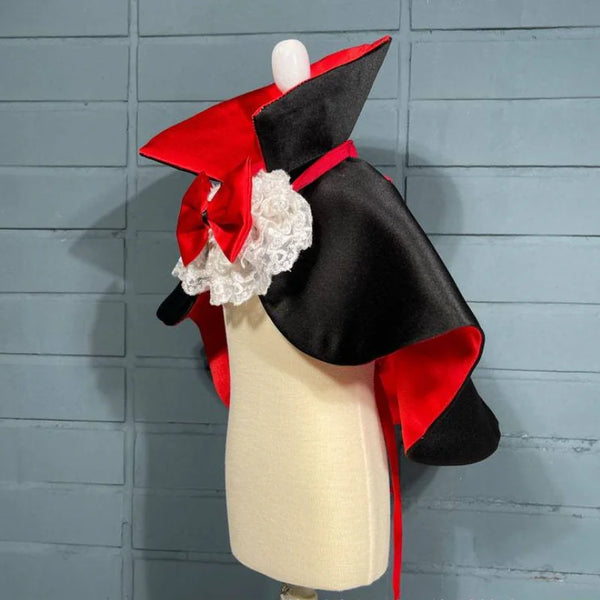 Pet Halloween Vampire Cape for Small or Medium Dogs