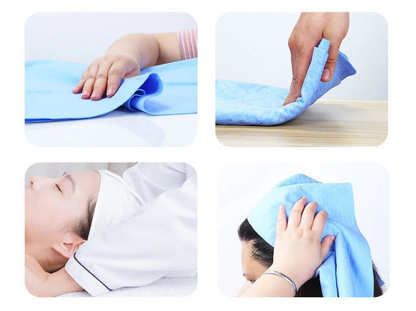 Quick-drying Pet Dog and Cat Towels Soft PVA Faux Deerskin Bathrobe Super Absorbent Towels Puppy Accessories Bath Robe Wholesale