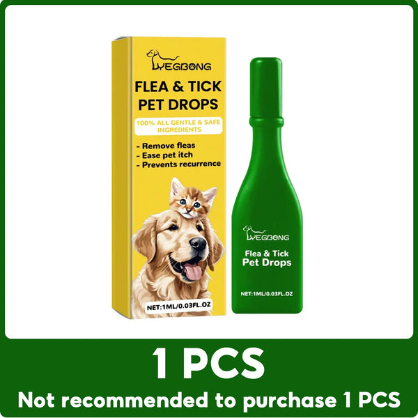 Cat Anti Flea Drop Flea Lice Killer Mite Insect Treatment Repel Parasite Relieve Itching Anti Tick Protection Pet Flea Repellent