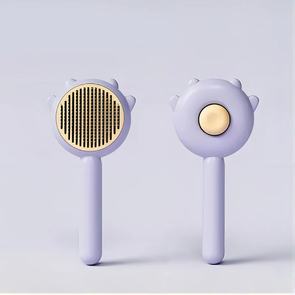 Three Colors Pet Comb One-Key Hair Removal Cleaning Brush Magic Massage Grooming The Cat Hair Brush Is Easy To Carry And Clean