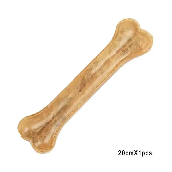 2021 New Dog Toys Bones Pet Chew Toothbrush Small Large Dogs Cowhide Treats Puppy Chewing Bone Toy For Dental Care Accessories