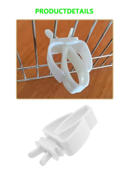 Cute Small Pet Bird Food Holder Parrot Fruits Vegetables Clip Cuttlefish Bone Feeder Device Clamp Bird Cage Accessories Oiseaux