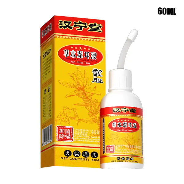 Dog Ear Cleaning Solution Pet Ear Wash Ear Cleaning Solution Drops Effective Pet Ear Care Products Itching Relief Liquid With