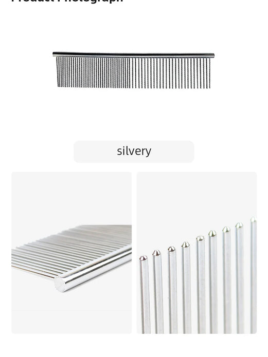 Pet Hair Removal Comb Anti-knot Removal Floating Hair Cleaning and Grooming Tool For Pets