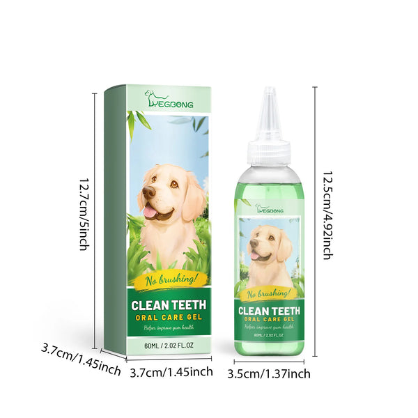 Dog Ear Cleaner Ear Dirt Odor Cleaning Mite Itching Control Teeth Whitening Mouth Freshener Remove Tartar Pet Oral Care Solution