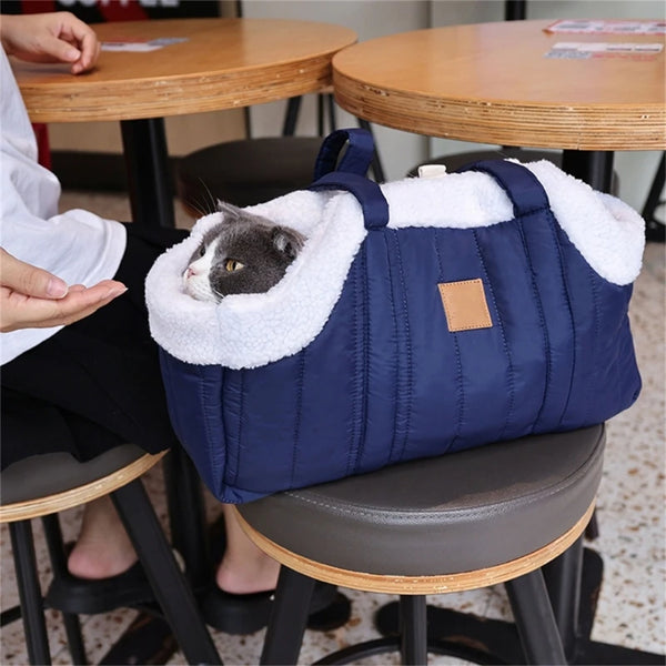 Pet Bag Carriers Handbag Pet Bag Go-out Bag Travel for Puppies Outdoor Travel Portable Soft Shoulder Bag