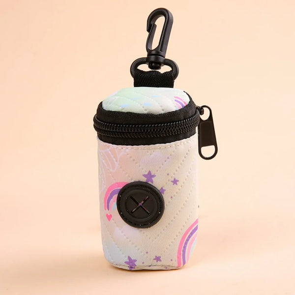 Hanging Dog waste Dispenser with Zipper Cute