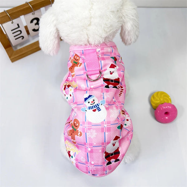 Holiday Festive Pet Sweaters Clothing For Small or Medium Dogs Cloths