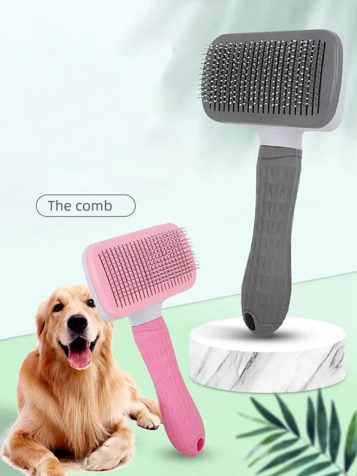Pet Dog Hair Brush Cat Comb Grooming And Care Cat Brush Stainless Steel Comb For Long Hair Dogs Cleaning Pets Dogs Accessories