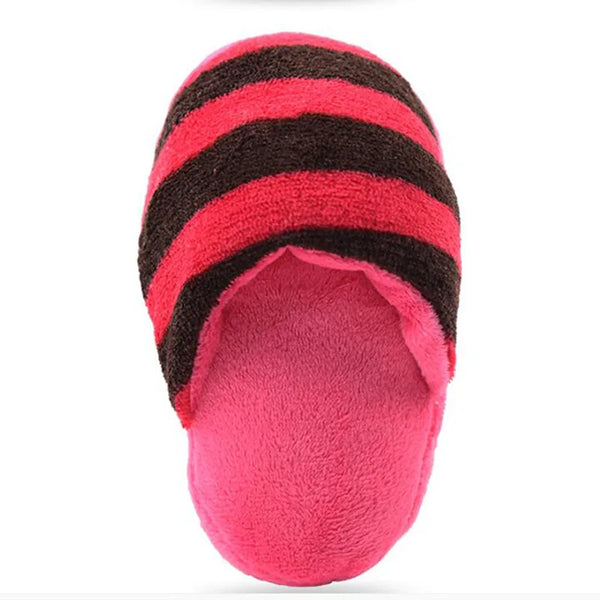 Plush Slipper Shaped Puppy Dog Sound Chew Play Toys for Dog Cats Funny Dog Products Outdoor Training Toy
