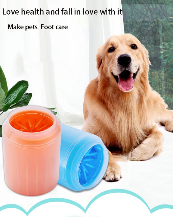 Dog Paw Cleaner Cup Soft Silicone Combs Portable Outdoor Pet towel Foot Washer Paw Clean Brush Quickly Wash Foot Cleaning Bucket