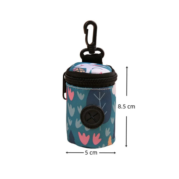 Hanging Dog waste Dispenser with Zipper Cute