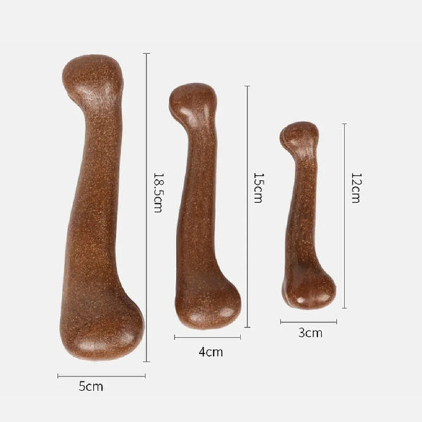 Pet Artificial Bones Chew Toys Natural Non-Toxic Beef Flavor Simulation Bones Toy for Small Large Dog Sturdy Bite Resistant Toy