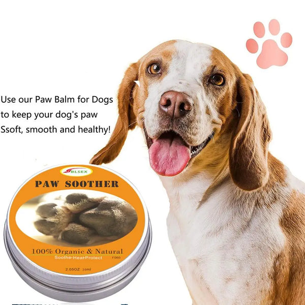 30g Pet Paw Balm Natural Skin Healing Balm Paw Soother Moisturising Cream for Repairing Dry and Cracked Skin Dog Cat Skin Care