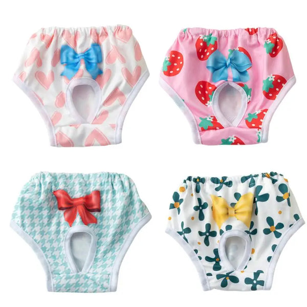 Pet Physiological Pant Dog Diaper Sanitary Clothes Female Dog Menstrual Pants Washable Pet Menstruation Underwear Briefs Product