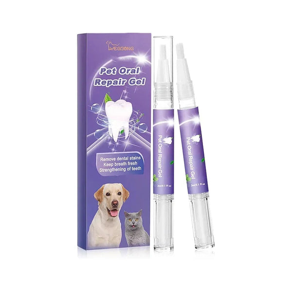 1/2PCS Pet Teeth Cleaning Tools Pet Grooming Toothbrush Cleaning Kit Tartar Remover Tartar Scraper Dog Dental Stain Cleaning Pen
