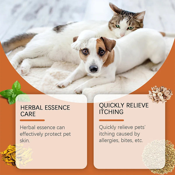 Pet Antipruritic Itching Cream Ointment of Cats Dog Skin Tag Removal Skin Care Disease Itching Mite Relieve Products Accessories