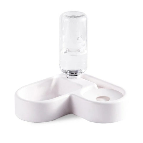 500ml Pet Automatic Feeder Small Bowl Drinkable Portable Cat and Dog Food Bowl Living Room Bedroom Pet Products  Pet Items