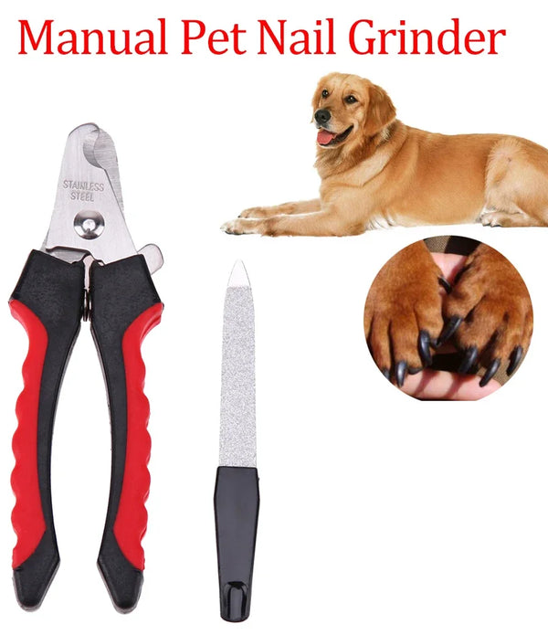 Electric Dog Nail Grinder Pet Nail Clipper USB Rechargeable Pet Nail Trimmers Painless with Polisher Wheel for Small/Large Pets