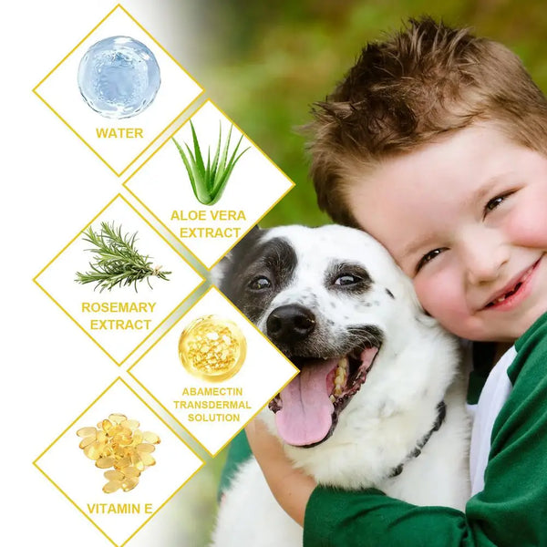1pcs Dogs And Cats Anti Flea Drops Lice Remove Relieve External Tick Supplies Repellent Treatments Itching Drops Skin Pet
